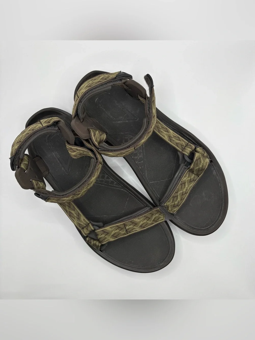 Teva Terra Fi Lite Men’s Sport Sandals Olive Hiking Trail Outdoor Adjustable